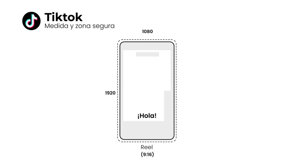 Tamaño de posts en TikTok 2026