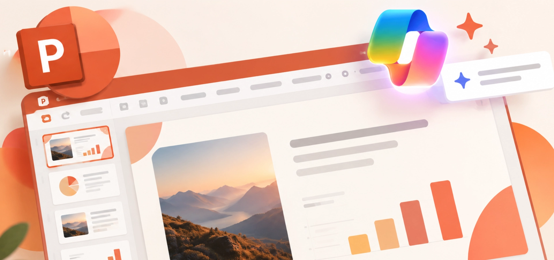 hacer presentaciones con Copilot en PowerPoint